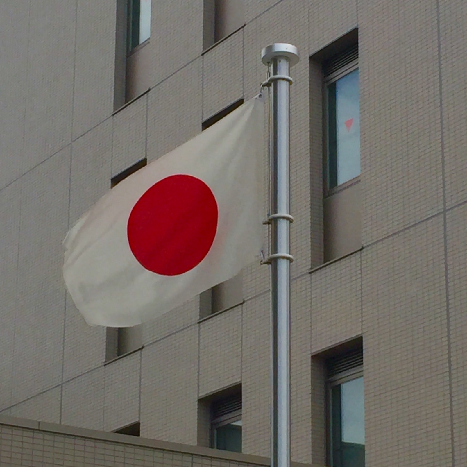 国旗 日の丸 風の強い場所に掲揚するには